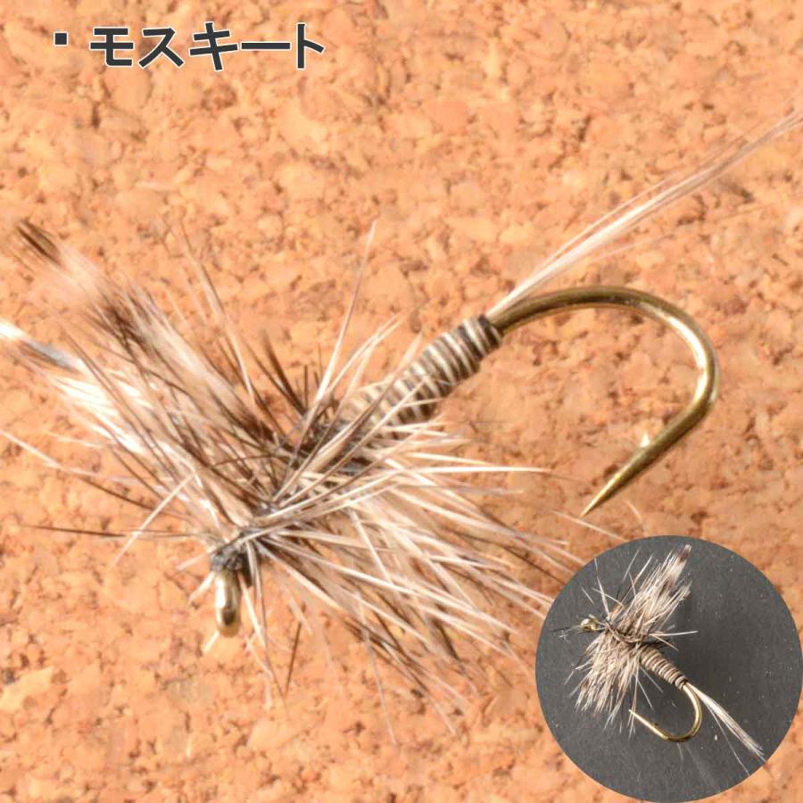 ドライフライ 10本 入門セット #12 #14 初心者 入門者 バーブド 完成品