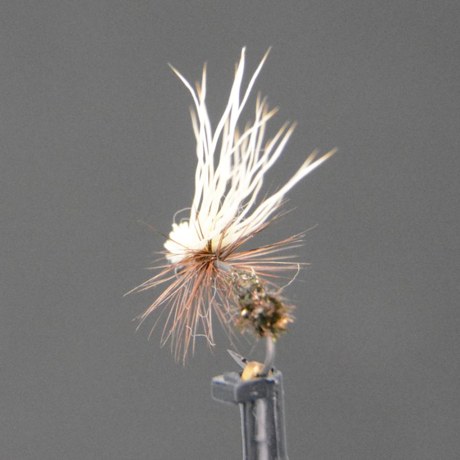 Damp W プードル カディス ドライフライ 11 バーブド フライ フライフィッシング入門 完成品フライ ルアー 釣り 川 渓流 管理 エリア 25 Off