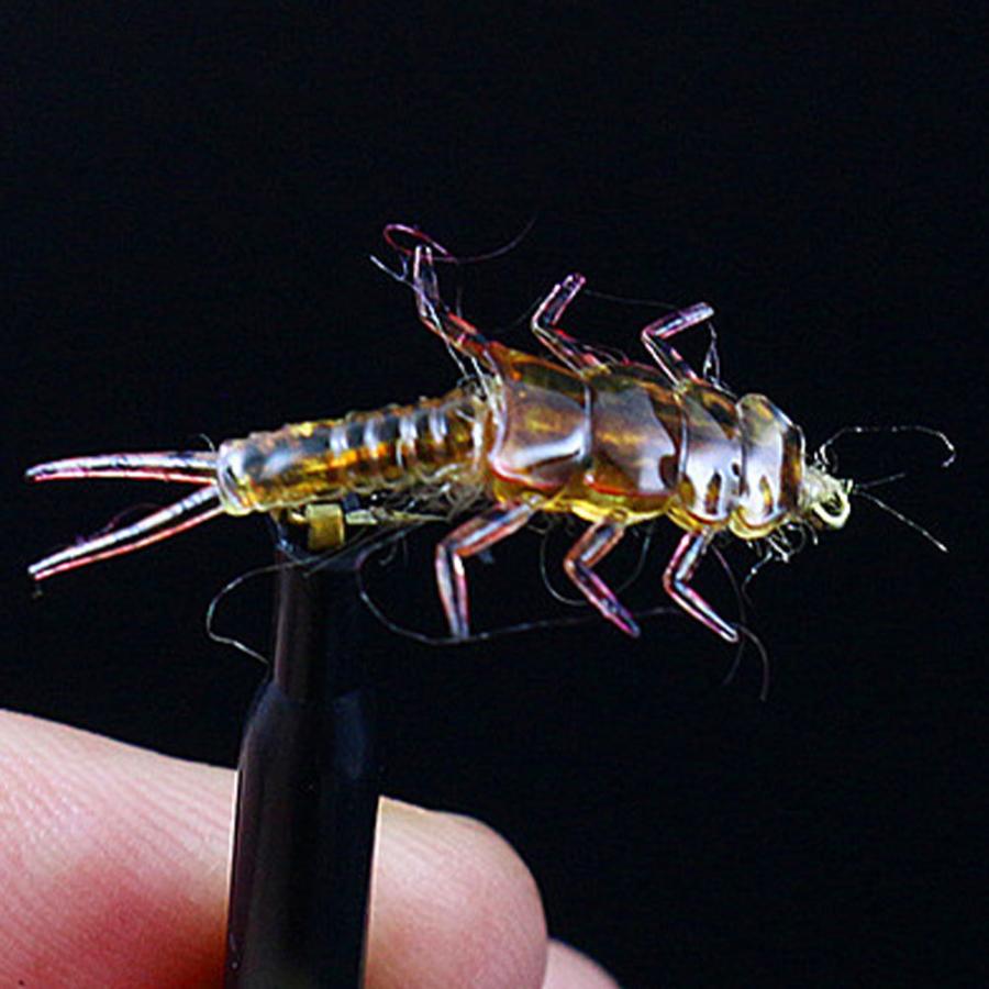 フライタイイング リアルニンフ ストーンフライ カワゲラ 昆虫