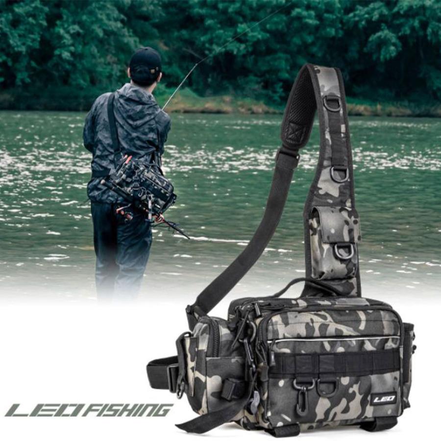 フィッシング バッグ ロッド ホルダー ボックス 箱 肩掛けタイプ フィッシング ツール c0289フライフィッシングのアートライズ