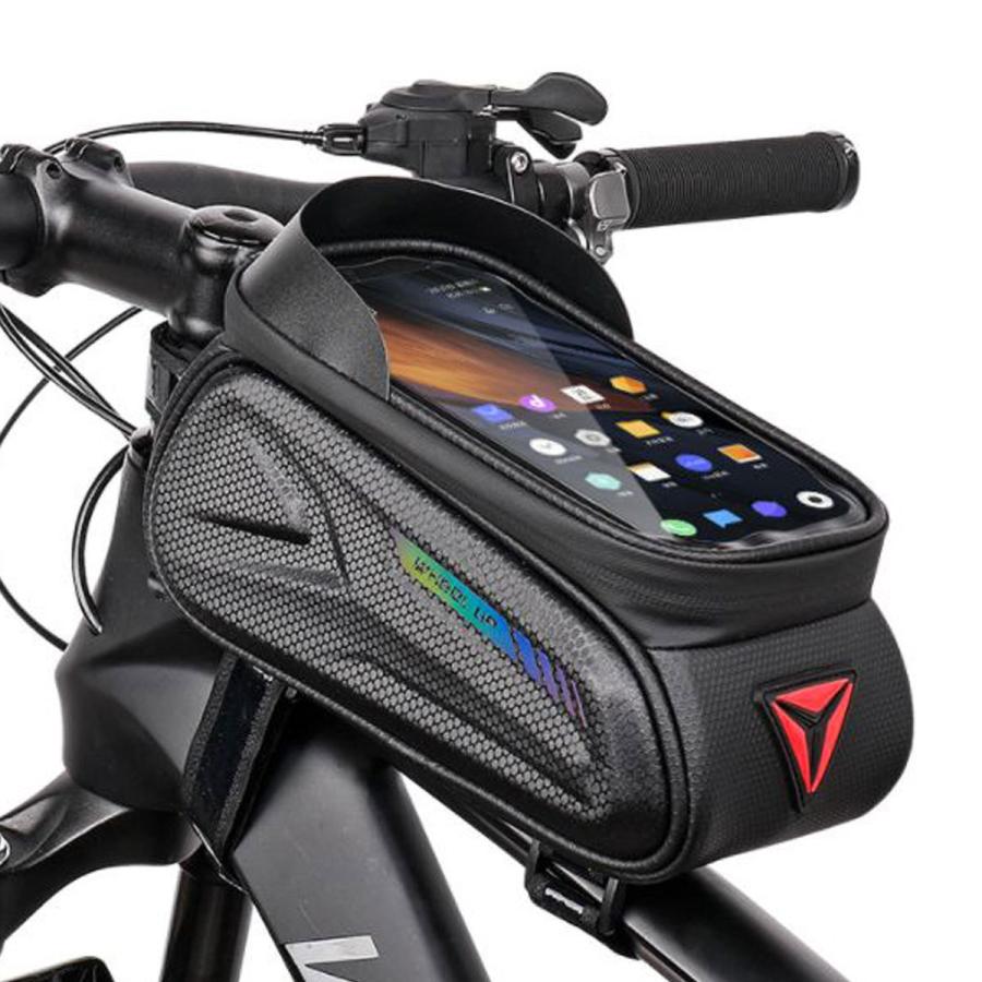 自転車 バイク スマホ スタンド バッグ カバン 大容量 ポーチ