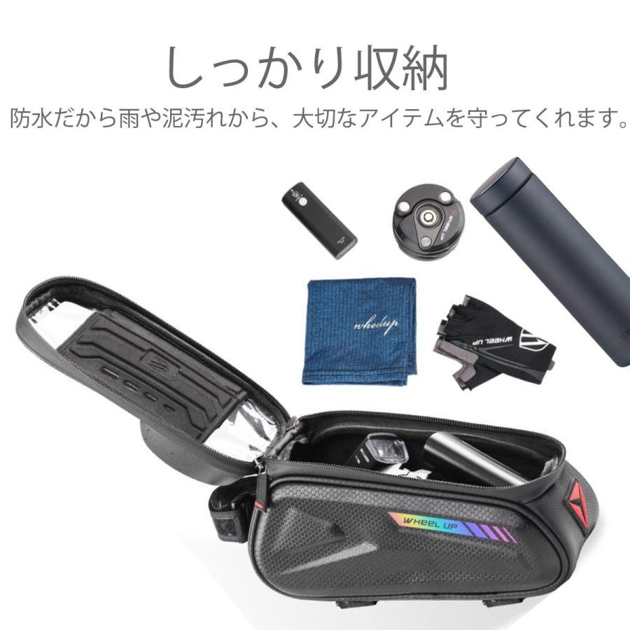 自転車 バイク スマホ スタンド バッグ カバン 大容量 ポーチ