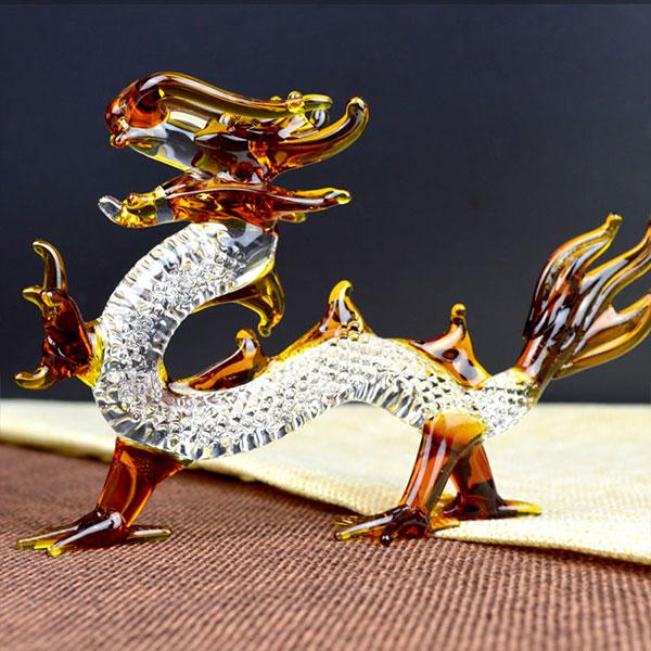 土日は10%off 【ブルー】龍神 風水 クリスタル 置物 ガラス 玉 土日は10%off 【ブルー】龍神 風水 クリスタル 置物 ガラス 玉