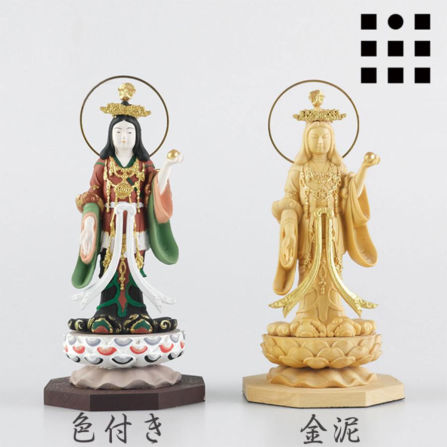 色付き】吉祥天 吉祥天女 天部 木造 仏像 四天王 七福神 木彫り 色付き】吉祥天 吉祥天女 天部 木造 仏像 四天王 七福神 木彫り