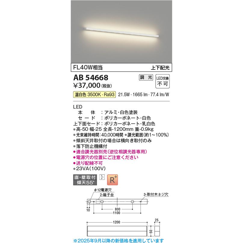 KOIZUMI（コイズミ） コイズミ照明 吹抜け用ブラケット AB54668 工事