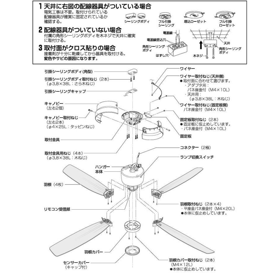 KOIZUMI（コイズミ） コイズミ照明 シーリングファン AEE595031 