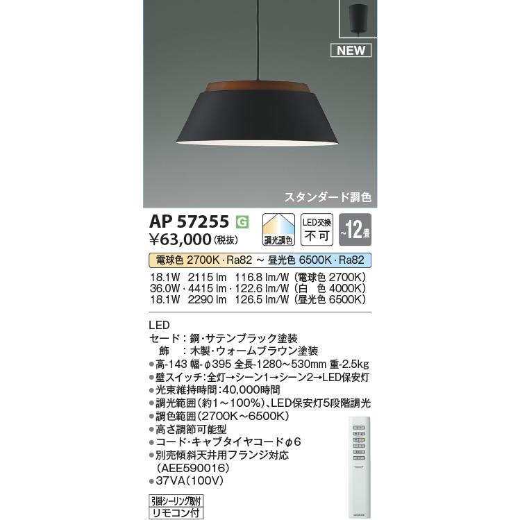 KOIZUMI（コイズミ） コイズミ照明 ペンダント AP57255 スタンダード調