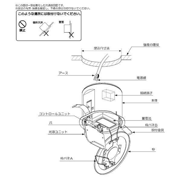 KOIZUMI（コイズミ） コイズミ照明c 非常用照明 AR50617 工事必要 埋込
