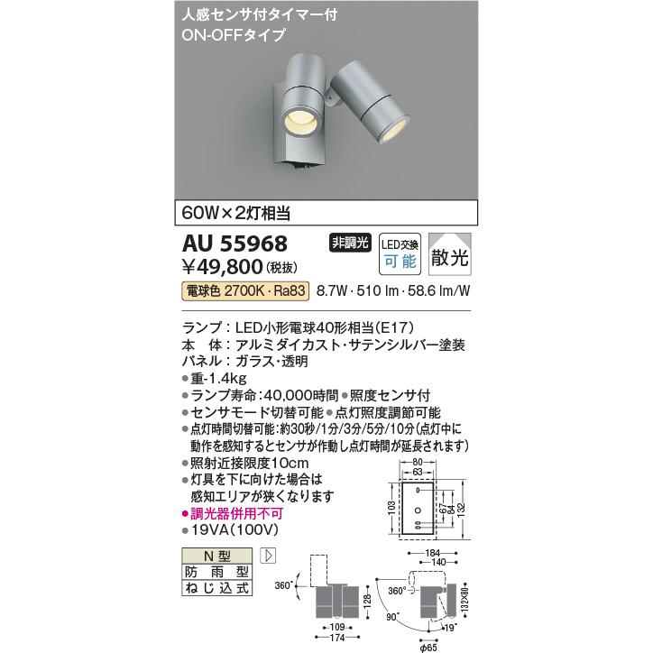 KOIZUMI（コイズミ） コイズミ照明 エクステリアスポットライト