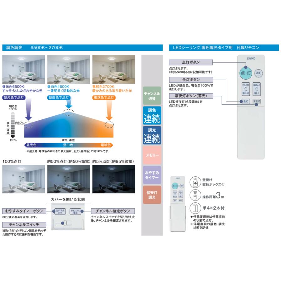 大光電機 和風調色シーリング DCL41072｜art-lighting｜04