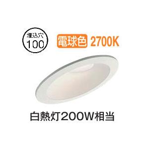 大光電機 傾斜天井用ダウンライト(軒下兼用) DDL5417YWG 工事必要
