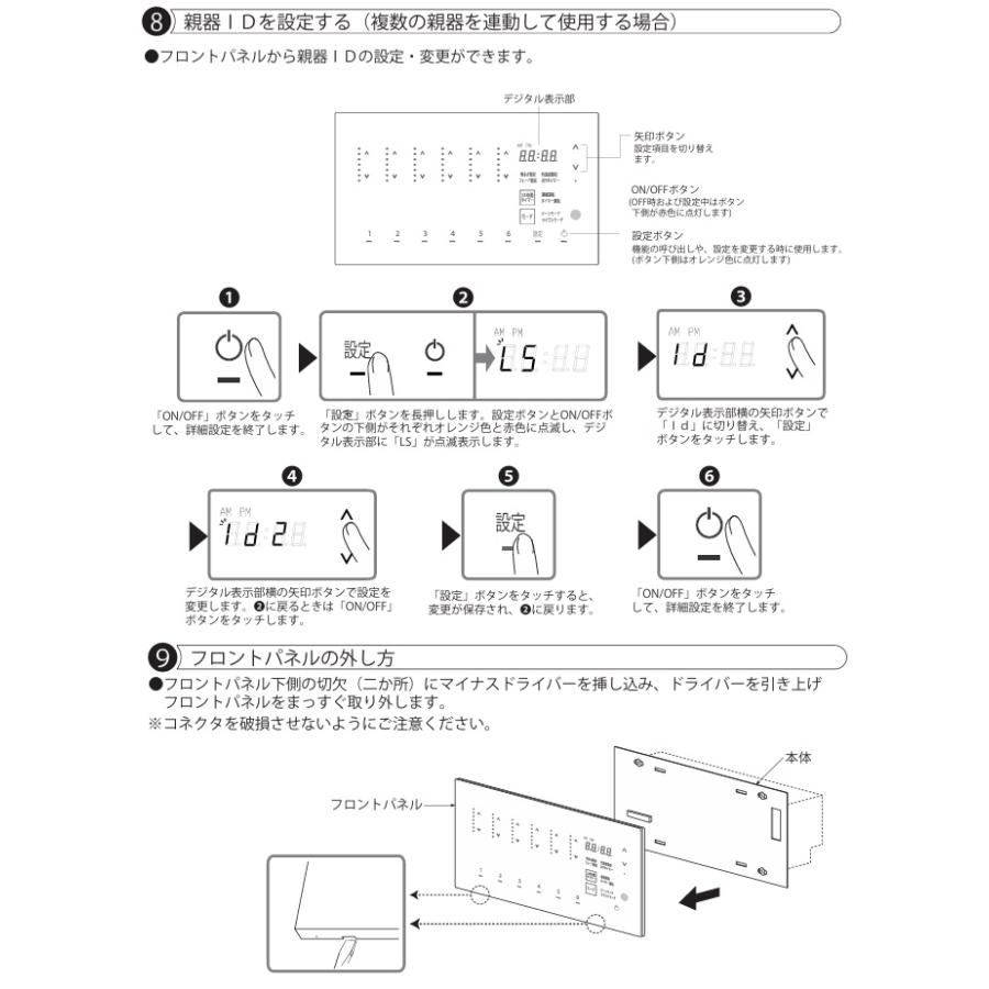 ※メーカー欠品中※ 大光電機 6回路シーンコントローラー DP-41924B 工事必要_7