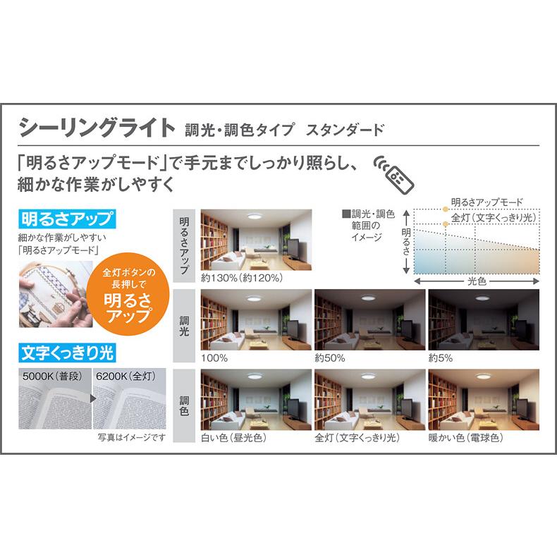 パナソニック シーリングライト LSEB1193Z(LGC51156K相当品) 12畳用 調光調色 【北海道・東北・九州送料別途】の画像