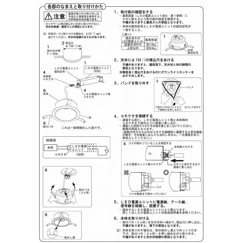 Panasonic（パナソニック） LEDダウンライト テクニカル照明 器具本体