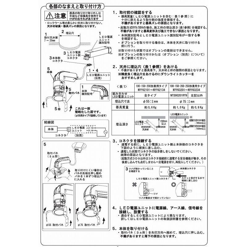Panasonic（パナソニック） LEDグレアレスダウンライト (電源ユニット