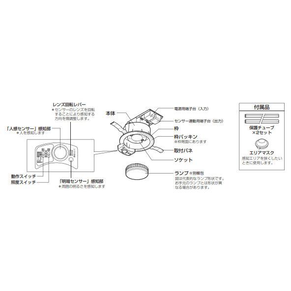 オーデリック OD361413NR 人感センサー付ダウンライト 2個セット未使用 ODELIC オーデリック ダウンライト OD361413NR | 商品紹介
