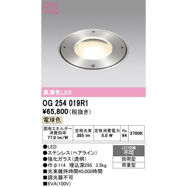 ODELIC（オーデリック） グラウンドアップライト OG254019R1 電球色