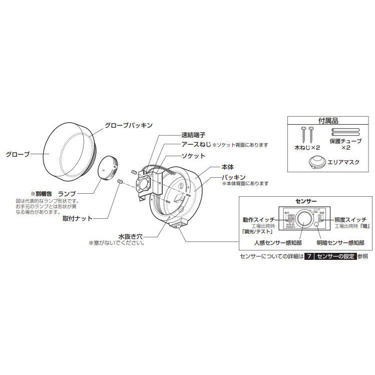 ODELIC オーデリック エクステリア ポーチライト 人感センサー付