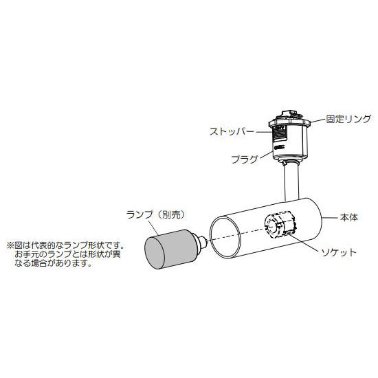ODELIC（オーデリック） ダクトレール用スポットライト ランプ・調光器