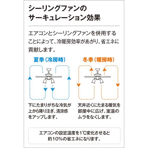 オーデリック  シーリングファン 直付型 WF071(WF070#+WF921#)｜art-lighting｜05