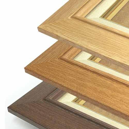 【未使用品】額縁　油絵用額縁　木製　ブラウン　P8号 額縁 油彩額縁 3427 F6 号(410×318) （アクリル仕様・樹脂製・油絵用