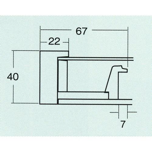 さあ　　油絵用額縁　キャンバス用額縁 油彩額縁 3441N WF6 号(820×318) （アクリル仕様・木製・油絵用額縁