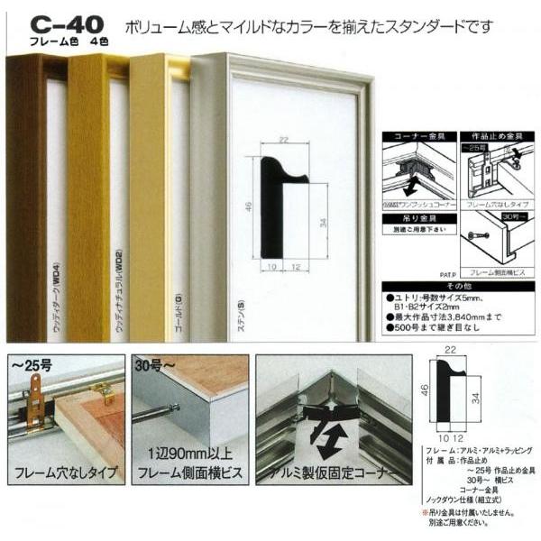 額縁 P40号 フレーム 絵画 展覧会出品 額縁 P40号 フレーム 絵画 展覧