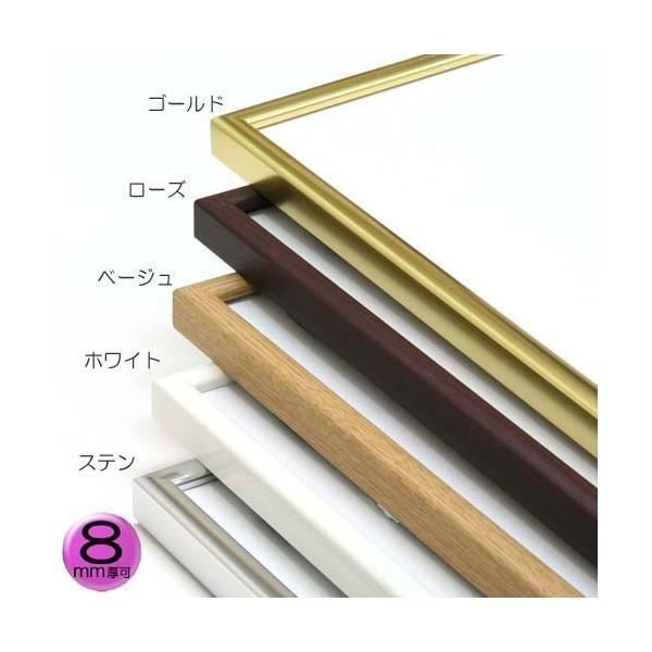 額縁 スケッチブック用:BH-15F F10 (マット付-マット外寸:595×670/窓:435×510) アルミ製の画像