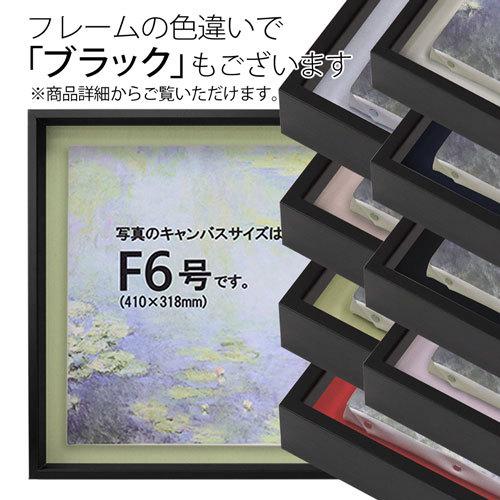 油彩額縁 MRN-A4019-C シルバー（高さ50mm） M15 号(652×455) 13mmネジ付 （UVカットアクリル仕様・アルミ製・油絵用額縁・キャンバス用フレーム）の画像