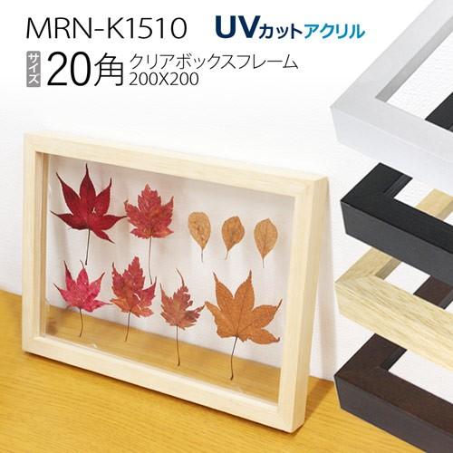 額縁 クリアボックスフレーム Mrn K1510 20角 フレーム内寸 200x200mm Uvカットアクリル Mrn K1510 20x20 マルニ額縁画材店 Yahoo 店 通販 Yahoo ショッピング