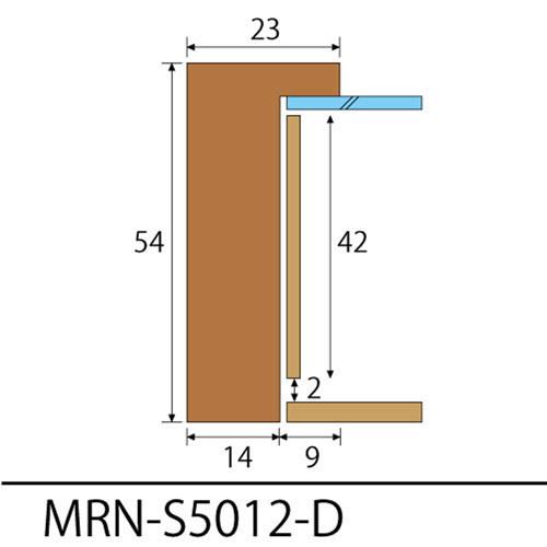 ボックス額縁:MRN-S5012-D 100角(1000×1000mm) 正方形 フレーム　（UVカットアクリル） 木製｜art-maruni｜04