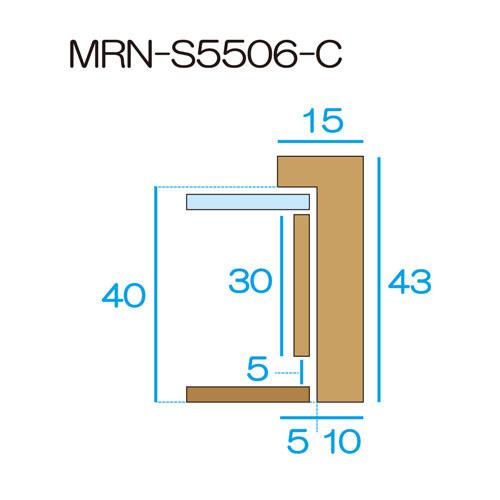 ボックス額縁:MRN-S5506-C A2(420×594mm) ポスターフレーム AB版用紙