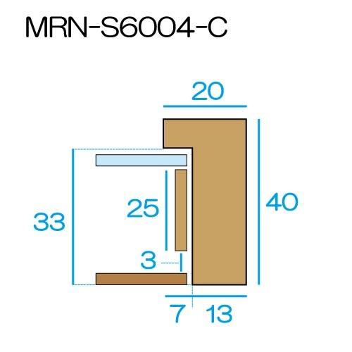 ボックス額縁:MRN-S6004-C A2（420X594mm）BOX額縁 額縁 ボックス額:MRN-S6004-C A2（420X594mm）BOX額縁 : マルニ額縁