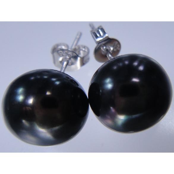 ピアス 大粒 天然真珠 R1247 黒色 : art・mei - 通販 - Yahoo!ショッピング