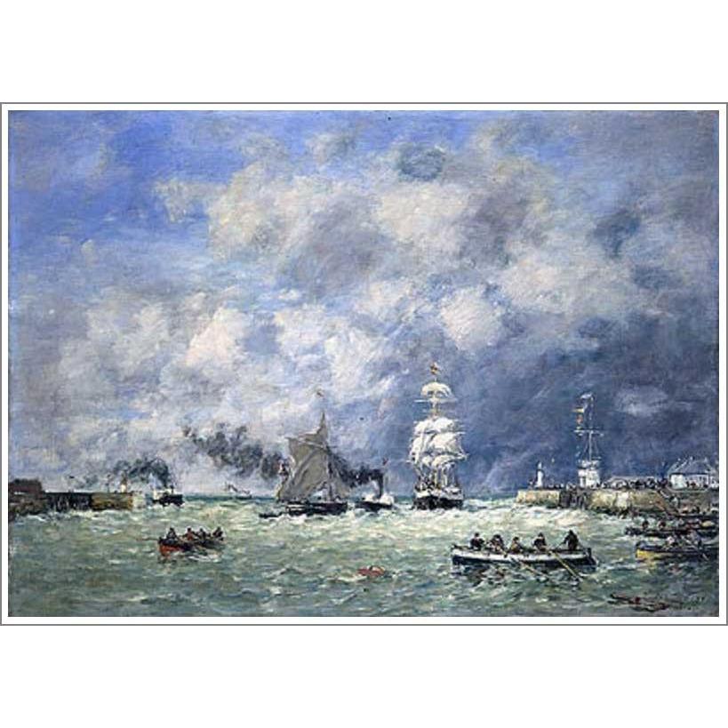 複製画 送料無料 絵画 油彩画 油絵 模写ウジェーヌ・ブータン「ル