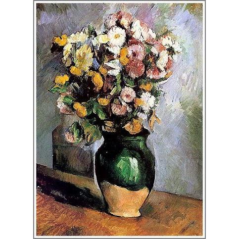 新品 送料無料 絵画 ポール セザンヌ オリーブ色の花瓶に活けられた花 サイズf10 53 0 45 5cm 絵画 油絵複製画 オーダーメイド制作 期間限定特価 Www Kingfishswimming Com