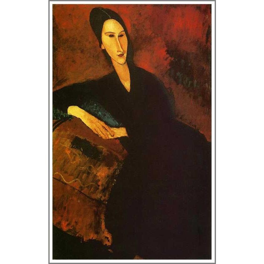 アメデオ・モディリアーニ、【ズボフロスカ夫人の肖像】 アメデオ・モディリアーニ、【ズボフロスカ夫人の肖像】