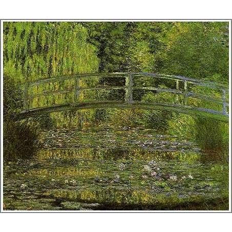 複製画 送料無料 絵画 油彩画 油絵 模写クロード・モネ「睡蓮 緑の