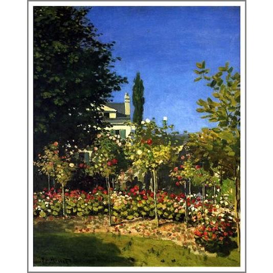 複製画 送料無料 絵画 油彩画 油絵 模写クロード・モネ「サンタドレス