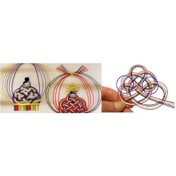 水引キットで作るお雛様（色紙サイズ/宅急便） : アート水引