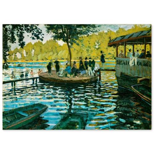 クロード モネ ラ グルヌイエール A3サイズ ポスター モネの絵 グッズ