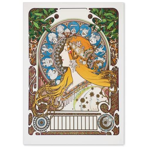 アルフォンス ミュシャ 黄道十二宮 A2サイズ ポスター グッズ 絵画