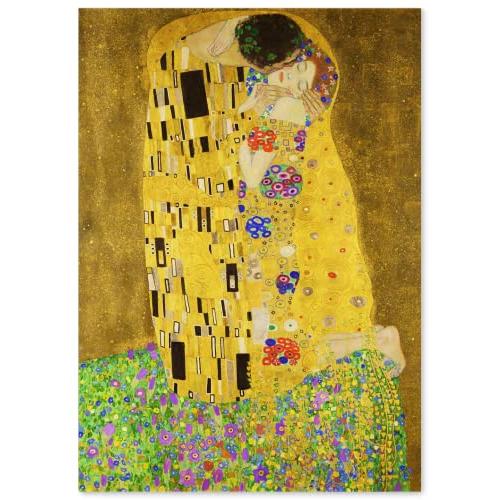 クリムト ポスター 絵画 接吻 キス A1サイズ(送料無料 返金保証有 日本製) おしゃれ インテリア 絵画 アートポスター アートパネル 壁紙（Yahoo!・アートポスターギャラリー）