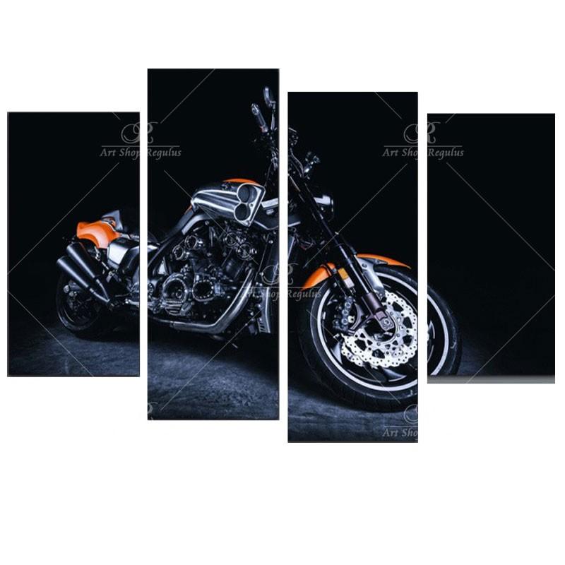 大流行中 絵画 インテリア アート パネル バイク アメリカンバイク クール リビング 装飾 ブラック 4パネル 全幅80cm Ar 80 Artショップregulus 通販 Yahoo ショッピング 半額品 Dp3akb Jatengprov Go Id