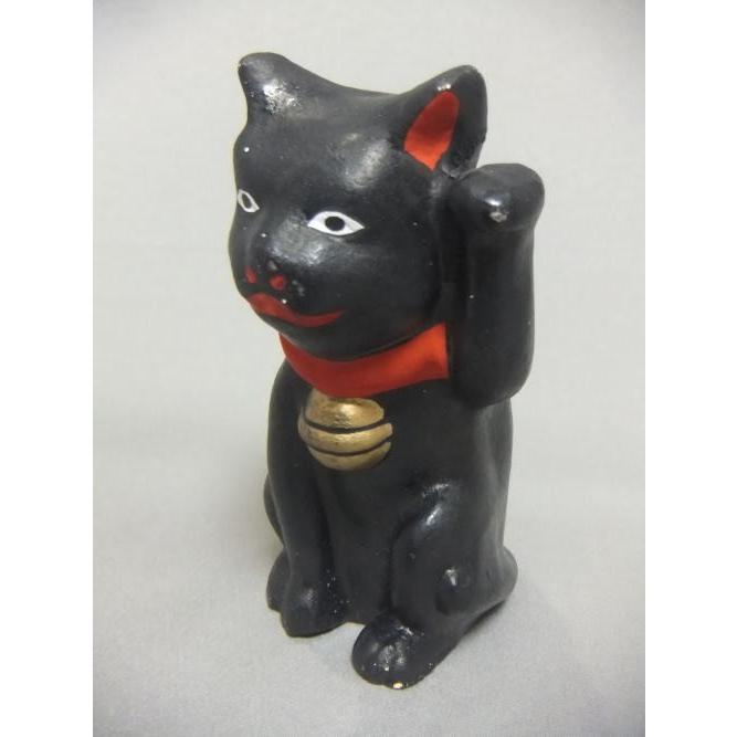 古賀人形 招き猫 黒・小 : アート.ギヤラリー六本木 - 通販 - Yahoo
