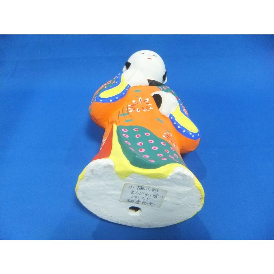 小幡土人形 饅頭喰い 高さ約27センチ : アート.ギヤラリー六本木