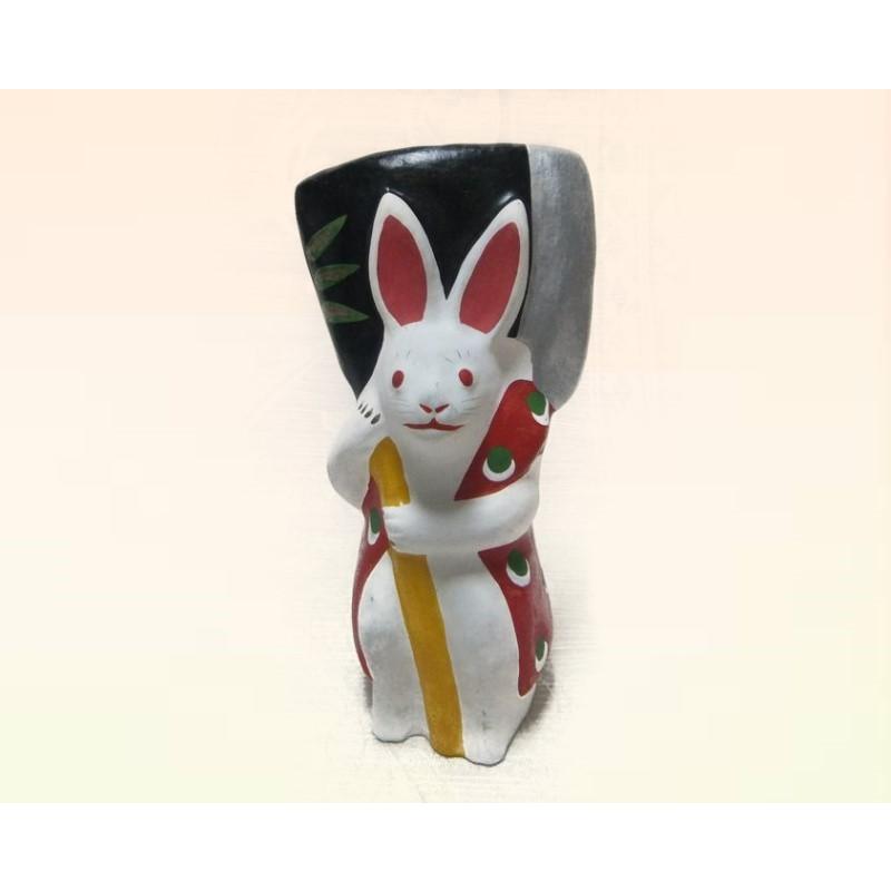 中山土人形の「山姥金時と鉞兎・一対」 : アート.ギヤラリー六本木