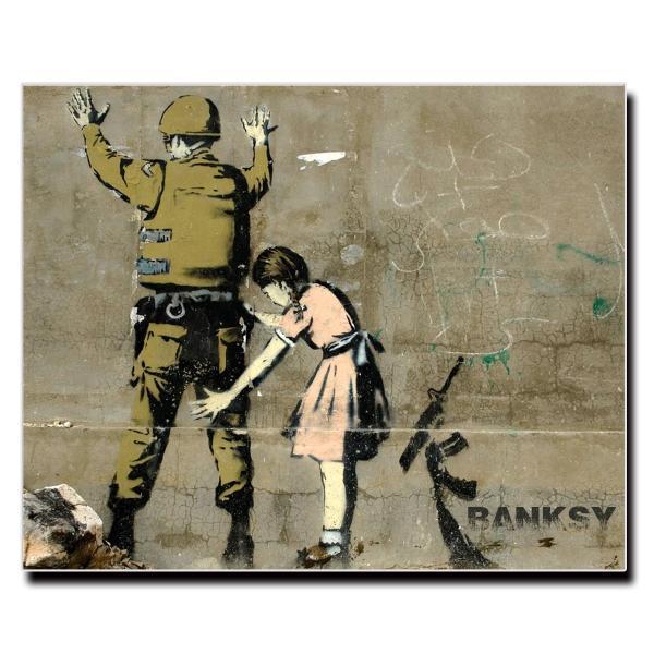 アート キャンバス パネル ファブリック ウォール バンクシー Banksy