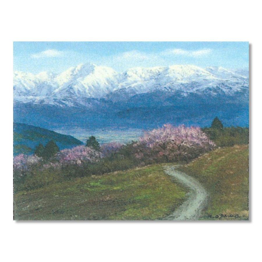 小川久雄 油絵 M4号 鳥海山 風景画 Yahoo!オークション -「鳥海山