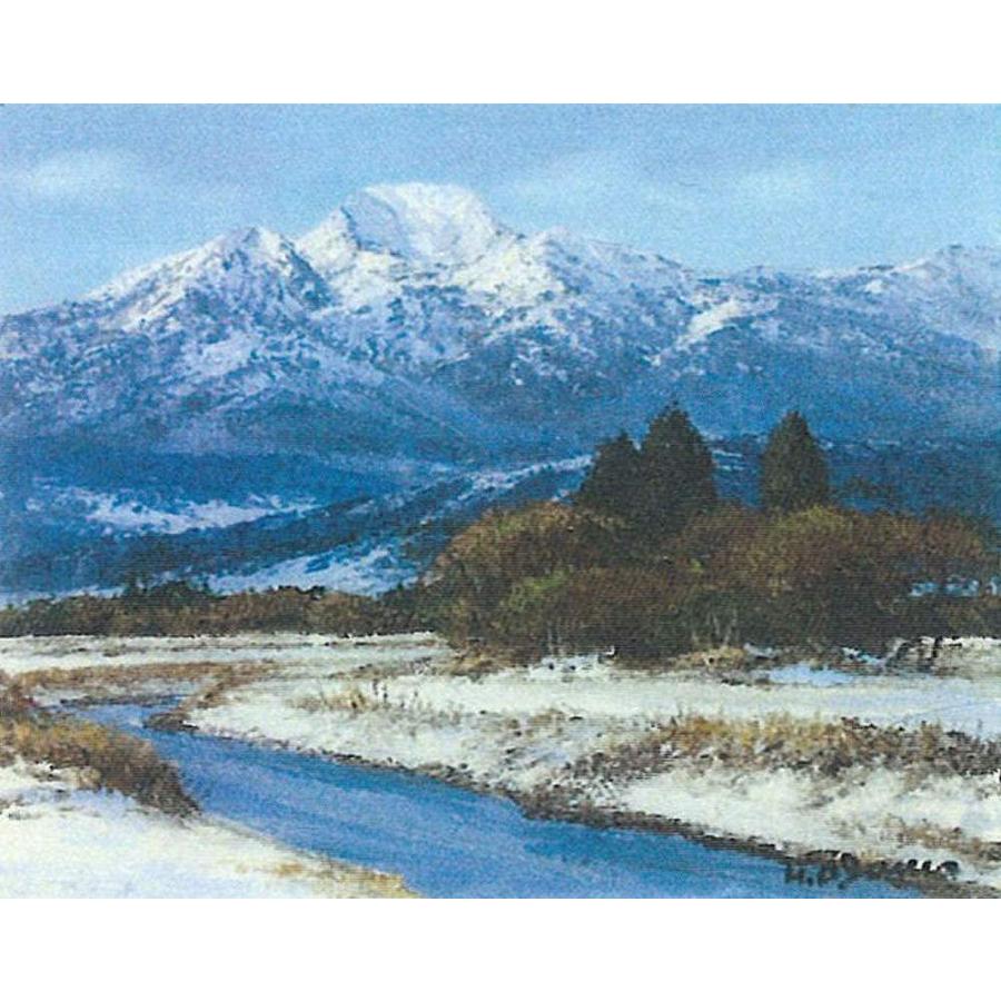 冬の妙高山麓 小川久雄画 冬の妙高山麓 小川久雄画（u51acu306eu5999u9ad8u5c71u9e93
